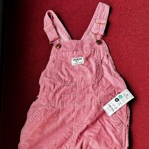 NWT Osh Kosh Pink Corderoy Overalls 5T